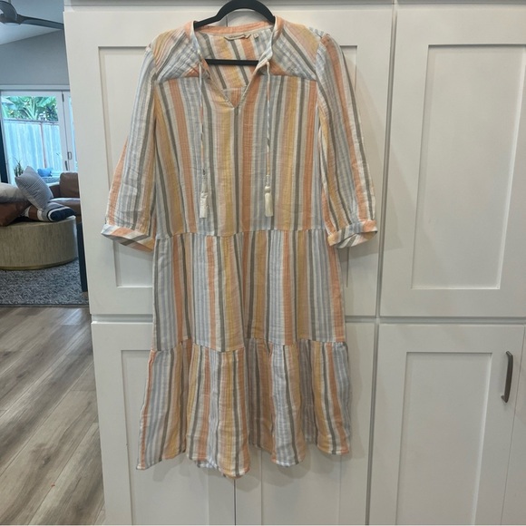 Soft Surroundings Striped Dress - Picture 1 of 7